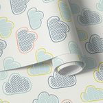 Papel de Parede Infantil de Nuvens 
