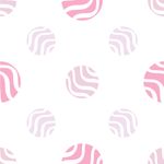 Papel de Parede Bolinhas Listradas (Tons de Rosa)