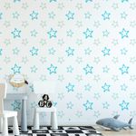Papel de Parede Estrelas Azuis 