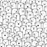 Papel de Parede Ursinhos Polar 