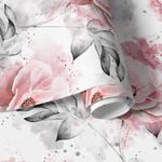 Papel de Parede Rosas em Aquarela 