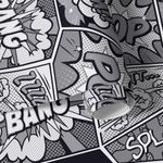 Papel de Parede Pop Art Geek (Preto e Branco)