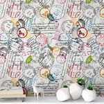 Papel de Parede Carimbos de Cartas 