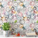 Papel de Parede Carimbos de Cartas 