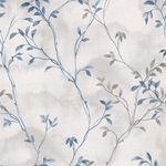 Papel de Parede Flores Retro (Azul)
