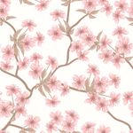 Papel de Parede Cerejeira Flores 