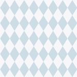 Papel de Parede Losangos Azul Claro 