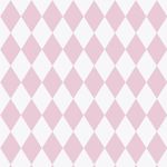 Papel de Parede Losangos Rosa Claro 