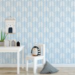 Papel de Parede Infantil Setas (Azul)