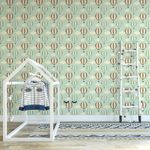 Papel de Parede Infantil Balões (Verde)