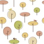 Papel de Parede Árvores Delicadas 