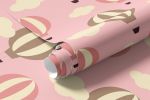 Papel de Parede Infantil Balões (Rosa)