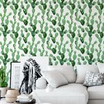 Papel de Parede Cactos Verdes 
