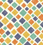 Papel de Parede Colorido com Losangos 