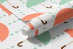 Papel de Parede Infantil Guarda Chuva