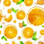 Papel de Parede de Laranjas Cortadas 