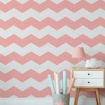 Papel de Parede Chevron (Rosa)