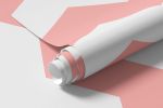 Papel de Parede Chevron (Rosa)