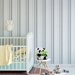 Papel de Parede Listras Tons de Cinza 