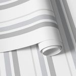 Papel de Parede Listras Tons de Cinza 