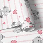 Papel de Parede Infantil Ursinhos Fofos 