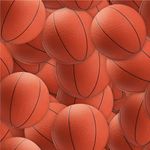 Papel de Parede Bolas de Basquete