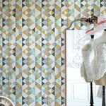Papel de Parede Triângulos com Estampas