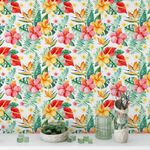 Papel de Parede Floral Tropical
