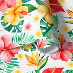 Papel de Parede Floral Tropical