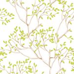 Papel de Parede Folhas e Galhos Delicados
