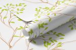 Papel de Parede Folhas e Galhos Delicados