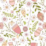 Papel de Parede Floral Delicado Infantil