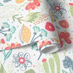 Papel de Parede Cactos e Flores Coloridos