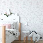 Papel de Parede Céu com Nuvens Rosas