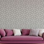 Papel de Parede Mandalas Preto e Branco
