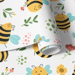 Papel de Parede Infantil Abelhas Fofas