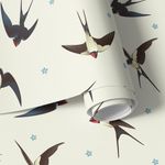 Papel de Parede Andorinhas (Pássaros)