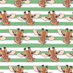 Papel de Parede Infantil de Girafas e Listras