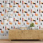 Papel de Parede Manchas de Tintas