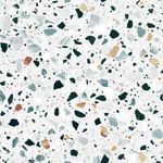 Papel de Parede Terrazzo Tons de Azul