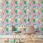 Papel de Parede Desenho de Criança Colorido