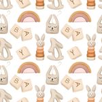 Papel de Parede Brinquedos de Bebê