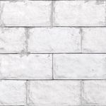 Papel de Parede Tijolos Grandes Brancos