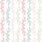 Papel de Parede Ramos na Vertical Coloridos