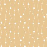 Papel de Parede Cortina de Bolinhas (Laranja)
