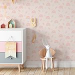 Papel de Parede Infantil Nuvens e Ramos