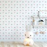 Papel de Parede Flores e Gatos