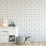 Papel de Parede Flores e Gatos