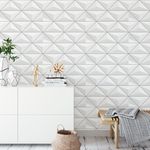 Papel de Parede 3D Formato em Triângulos