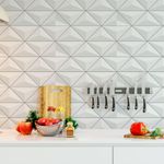 Papel de Parede 3D Formato em Triângulos